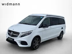 Bergkristallweiss metallic Gebraucht 2023 Mercedes V300 Marco Polo Van / Kleinbus | 79.850 € (Etwas zu teuer)