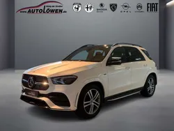 Weiß Gebraucht 2021 Mercedes GLE350e AMG line SUV | 60.850 € (Etwas zu teuer)