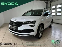 Weiss Gebraucht 2021 Skoda Karoq SportLine SUV | 26.999 € (Fairer Preis)