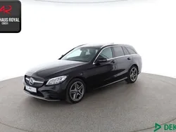 Schwarz (metallic) Gebraucht 2018 Mercedes C200 AMG Kombi | 23.880 € (Guter Preis)