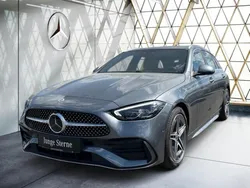 Metalliclack selenitgrau Gebraucht 2024 Mercedes C220 AMG Kombi | 42.179 € (Fairer Preis)