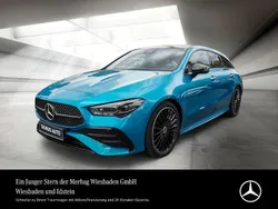 Blau Gebraucht 2024 Mercedes CLA250 Shooting Brake AMG Line Premium Kombi | 44.790 € (Teuer)