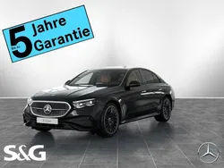 Metalliclack obsidianschwarz Gebraucht 2025 Mercedes E200 AMG Limousine | 62.690 € (Fairer Preis)