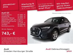 Mythosschwarz metallic Gebraucht 2024 Audi Q5 Ambiente SUV | 47.980 € (Fairer Preis)