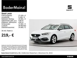 Nevada weiß metallic Gebraucht 2024 Seat Leon ST FR Kombi | 27.430 € (Guter Preis)