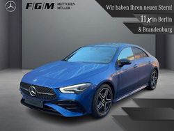 Blau Gebraucht 2024 Mercedes CLA200 AMG line Coupé | 37.870 € (Etwas zu teuer)