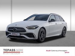 Weiß Gebraucht 2022 Mercedes C300e AMG line Limousine | 39.680 € (Etwas zu teuer)