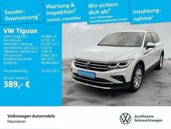Pure white Gebraucht 2022 VW Tiguan Elegance SUV | 26.880 € (Superpreis)
