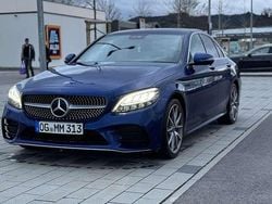 Blau Gebraucht 2020 Mercedes C220 AMG line Limousine | 26.000 € (Teuer)
