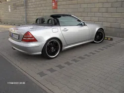 Silber Gebraucht 2000 Mercedes SLK320 Cabrio | 9.300 € (Etwas zu teuer)