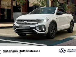 Pure white uni schwarz Neu 2025 VW T-Roc Cabriolet R-line Cabrio | 39.890 € (Superpreis)