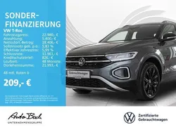 Grau (indiumgrau metallic) Gebraucht 2022 VW T-Roc Style SUV | 22.680 € (Fairer Preis)