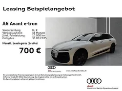 Gletscherweiß metallic Gebraucht 2025 Audi A6 e-tron Performance Kombi | 76.043 € (Superpreis)