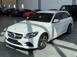 Weiß Gebraucht 2021 Mercedes C220 AMG line Kombi | 19.999 € (Fairer Preis)