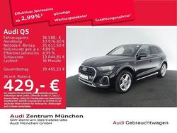 Mythosschwarz metallic Gebraucht 2022 Audi Q5 S-Line SUV | 36.588 € (Superpreis)