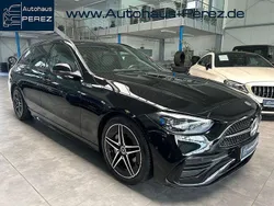 Schwarz Gebraucht 2024 Mercedes C220 AMG Kombi | 44.579 € (Teuer)
