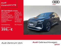 Schwarz Gebraucht 2022 Audi Q4 Sportback e-tron S-Line SUV | 33.470 € (Fairer Preis)