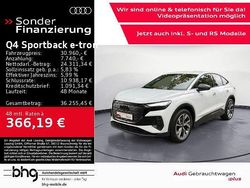 Gletscherweiß metallic Gebraucht 2022 Audi Q4 Sportback e-tron Advanced SUV | 29.890 € (Guter Preis)
