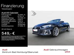Mythosschwarz metallic/verdeck Gebraucht 2021 Audi A5 Cabriolet S-Line Cabrio | 42.890 € (Teuer)