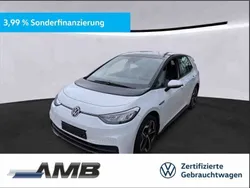 Gletscherweiß metallic/schwarz Gebraucht 2022 VW ID.3 Pro Kleinwagen | 25.280 € (Etwas zu teuer)