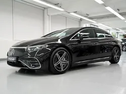 Schwarz Gebraucht 2024 Mercedes EQS450+ AMG line Limousine | 75.800 € (Teuer)