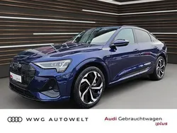 Blau Gebraucht 2022 Audi e-tron Sportback S-Line SUV | 39.780 € (Superpreis)