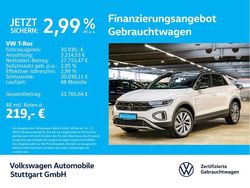 Pure white/schwarz Gebraucht 2025 VW T-Roc Life SUV | 30.930 € (Superpreis)