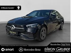 Lack obsidianschwarz Gebraucht 2024 Mercedes C400 AMG Limousine | 57.950 € (Teuer)