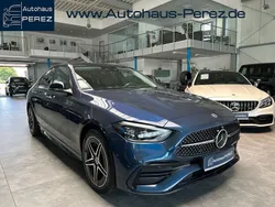 Blau Gebraucht 2023 Mercedes C300e AMG Limousine | 55.879 € (Etwas zu teuer)