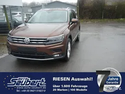 Braun metallic Gebraucht 2018 VW Tiguan Allspace Active SUV | 30.790 € (Fairer Preis)