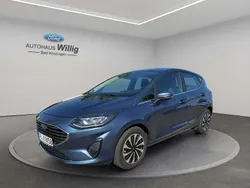 Chromablau metallic Gebraucht 2023 Ford Fiesta Titanium Kleinwagen | 23.990 €
