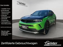 Matcha grün (metallic) Gebraucht 2021 Opel Mokka-e Ultimate SUV | 20.490 € (Etwas zu teuer)