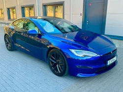 Blau Gebraucht 2021 Tesla Model S Plaid Limousine | 64.750 € (Superpreis)