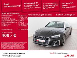 Mythosschwarz metallic Gebraucht 2022 Audi S5 Cabriolet Ambiente Cabrio | 46.900 € (Superpreis)