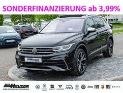 Schwarz Gebraucht 2021 VW Tiguan Allspace R-line SUV | 39.275 € (Etwas zu teuer)