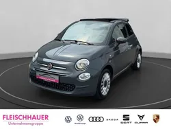 Carrara grau) (grau Gebraucht 2021 Fiat 500 Lounge Cabrio | 11.990 € (Fairer Preis)