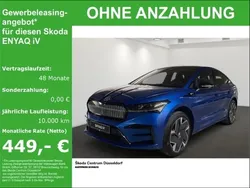 Blau Neu 2024 Skoda Enyaq iV Suite SUV | 59.480 € (Teuer)