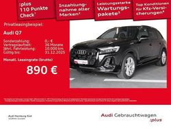 0e mythosschwarz metallic Gebraucht 2024 Audi Q7 S-Line SUV | 69.950 € (Superpreis)