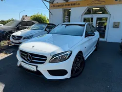 Polarweiss unilack Gebraucht 2018 Mercedes C350e AMG line Limousine | 23.900 € (Fairer Preis)