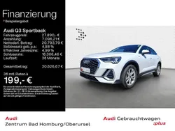 Weiß Gebraucht 2022 Audi Q3 Sportback S-Line SUV | 26.890 € (Superpreis)