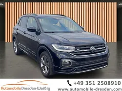 Schwarz deep black perleffekt (metallic) Gebraucht 2024 VW T-Cross R-line SUV | 23.980 € (Fairer Preis)