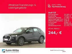 Mythosschwarz metallic Gebraucht 2021 Audi Q3 Design SUV | 25.260 € (Fairer Preis)