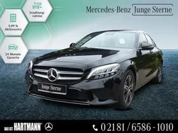 Obsidianschwarz metallic Gebraucht 2020 Mercedes C180 Avantgarde Limousine | 26.850 € (Superpreis)