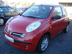 Rot Gebraucht 2007 Nissan Micra Visia Kleinwagen | 2.470 € (Etwas zu teuer)