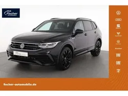 Schwarz Gebraucht 2024 VW Tiguan Allspace R-line SUV | 53.980 € (Teuer)