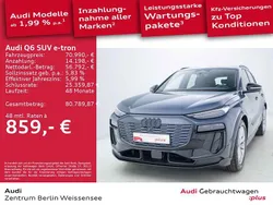 Plasmablau metallic Gebraucht 2025 Audi Q6 e-tron Ambiente SUV | 70.990 € (Superpreis)