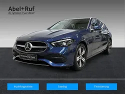 Lack sodalithblau (metallic) Gebraucht 2024 Mercedes C220 Avantgarde Kombi | 36.989 € (Guter Preis)