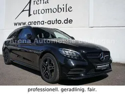 Ung. schwarz unilack Gebraucht 2020 Mercedes C200 AMG line Kombi | 26.990 € (Fairer Preis)