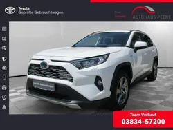 Super white 2 Gebraucht 2019 Toyota RAV4 Hybrid Club SUV | 27.388 € (Fairer Preis)