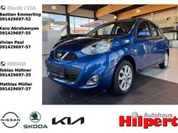 Ocean blue (m) (metallic) Gebraucht 2016 Nissan Micra Acenta Limousine | 7.590 € (Etwas zu teuer)